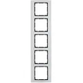 Berker 10153004 Rahmen 5fach B.3 Alu/anthrazit