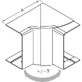 Hager LFF300647030 Inneneck einstellbar hfr LF 30x60mm sg