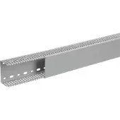 Hager LKG5012507030B Verdrahtungskanal aus PVC LKG 50x125mm steingrau - 2 Meter