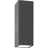 LCD Up & Down Wandleuchte Graphit 2xGU10 IP44 22x8x8cm 015 Made in Germany