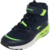 Kangaroos High Sneaker Kinder Textil & Synthetik Blau Größe: 37
