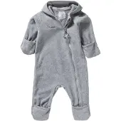 Sterntaler Fleeceoverall "Overall Fleece", Jungen, Gr. 74, EURO, silber (silber meliert), Obermaterial: 100% Polyester PES., Overalls Fleeceoverall