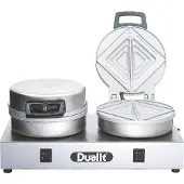 Dualit Profi-Kontakttoaster mit 2x2 individuell schaltbaren Platten, 90 Sek. Garzeit, 40 cm breit
