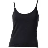 HEINE Shirttop "Spaghettitop Spaghettitop in figurbetontem Schnitt", Damen, Gr. 42, schwarz, Modisch, V-Ausschnitt, Tops Shirttop