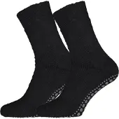 Falke Homepads Herren Haussocken, 35-38, Grau, Uni, Baumwolle