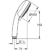 GROHE Tempesta Cosmopolitan 100, Chrom, 1 Stück(e)