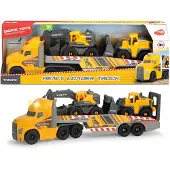 Dickie Toys LKW m. Baufahrzeuge - Mack/Volvo Heavy Loader Tr - - One Size - Autos