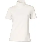 HEINE T-Shirt "Rollkragen-Shirt Rollkragenshirt in taillierter Form", Damen, Gr. 34, beige (ecru), Modisch, Shirts T-Shirt