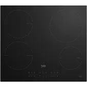Beko HII 64200 MT, Schwarz, Integriert, 60 cm, Zonen-Induktionskochfeld, Glas, 4 Zone(n)