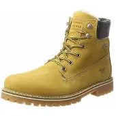 Mustang Herrenschuhe Stiefel Schnürer Gelb Freizeit