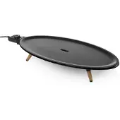 Princess 104020 Dinner4Two Pure, Bambus, Schwarz, Bambus, 2 Person(en), Type F (CEE 7/4), 2 m,