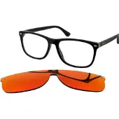 Havaianas PARATYCS807UZ Brille. View + Clip-On, Farbe Rot-Orange. Herren.