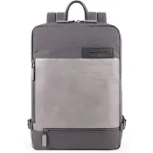 Piquadro Ade Großer Laptoprucksackaus recyceltem Stoff grau CA5161W107/GR