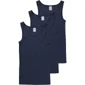 Sanetta Unterhemd "Unterhemd 3er Pack", Jungen, Gr. 176, N-Gr, blau, Obermaterial: 100% Baumwolle CO., Unterhemden Unterhemd