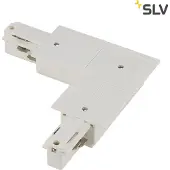 SLV Eutrac Aufbauschienen L-Verbinder in Weiß Erde: innen
