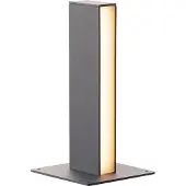 SLV 232175 H-POL TWIN 30, Wege- und Standleuchte, zweiflammig, LED, 3000 K, anthrazit, L/B/H 16,5/16,5/36 cm