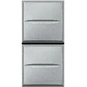 Legrand Bticino HC4036 Doppeltaster aluminium
