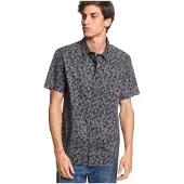 Quiksilver Herren Kurzarm Hemd Dots Flower - L