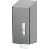 Ophardt hygiene SanTRAL BUU 1 Toilettenpapierspender, Hochwertiger Spender für die Einzelblatt-Entnahme, Edelstahl, geschliffen, E