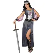 Atosa Metalized Medieval Queen Damenkostüm