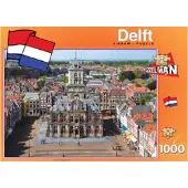 Puzzelman Puzzle Delft Rathaus 1000 Teile Karton Erwachsene