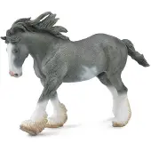 Collecta Figur Clydesdale Hengst schwarz Sabino Road 88620