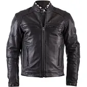 Helstons Trust Motorrad Lederjacke, schwarz, S