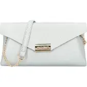Valentino Umhängetasche "POCHETTE ARPIE", Damen Schultertasche, Handtasche mit goldfarbener Umhängekette