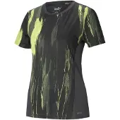 Puma individualCUP Damen Graphic Trikot black/asphalt/soft fluo yellow L