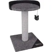 Flamingo Kratzbaum Robert – Grau/Dunkelgrau, 45 cm | Kompakter Spiel- & Kratzbau