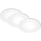 Briloner LEUCHTEN LED Einbauleuchte "FLAT IN", weiß (weiß, neutral), Leuchten, LED Einbauleuchte