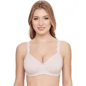 Susa Minimizer-BH "London", Damen, Gr. 90, Cup E, rosa (sand), Obermaterial: 77% Polyamid, 23% Elasthan, unifarben, BHs Minimizer-BH, mit Bügeln