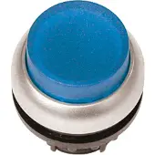 Eaton 216973 Leuchtdrucktaste, RMQ-Titan, hoch, tastend, blau, unbeschriftet, Frontring Titan M22-DLH-B - 5 Stück