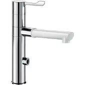 Delabie Elektron. MBatt. Schwenkausl, H160mm, 1 BIOCLIP-Einmalauslauf