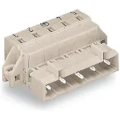 Wago 723-608/019-000/035-000 1-Leiter-Stiftleiste,CAGE CLAMP,2,5 mm2,lichtgrau 723608019000035000 - 25 Stück
