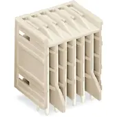 Wago 734-408/001-000 THT-Doppelstock-Stiftleiste,Lötstift 1,0 x 1,0 mm,abgewinkelt,lichtgrau 734408001000 - 50 Stück