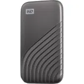 Western Digital My Passport, 500 GB, USB Typ-C, 3.2 Gen 2 (3.1 Gen 2), 1050 MB/s, Passwortschutz, Grau