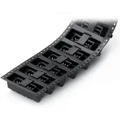 Wago 733-336/105-604/997-446 THR-Stiftleiste,Lötstift 0,8 x 0,8 mm,gerade,schwarz 733336105604997446 - 290 Stück