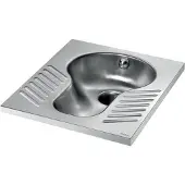 Delabie Hock-WC SHA XS 1 Spritzko. mit Ger-Vers. Edst. 1.4301 sat.