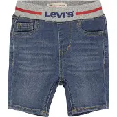 Levi's Straight Fit Jeansshorts mit Logostreifen