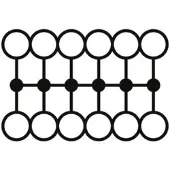 Phoenix Contact 3002968 Verteilerblock PTFIX 12X1,5-NS15A BK PTFIX12X15NS15ABK - 20 Stück