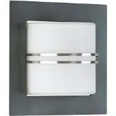 Albert 626058 Wandleuchte Typ Nr. 6058 - Farbe: Edelstahl/anthrazit für 1 x Lampe, E27