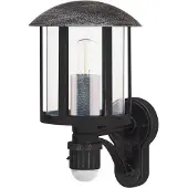Albert Außenlampe Holli schwarz - silber