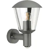 Albert 621855 Wandleuchte Typ Nr. 1855 - Farbe: anthrazit, mit BWM für 1 x Lampe, E27