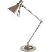 Elstead Lighting Elstead Provence Tischleuchte E27 Poliertes Nickel