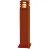 SLV Moderne Wegeleuchte Rusty, eckig, 710 mm, E27, IP55