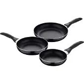 San Ignacio Navy Black 16/20/24 Cm Pfannenset Schwarz Schwarz One Size