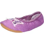Beck Kinder Gymnastik Slipper lila mit Schmetterling 30