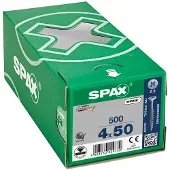 Spax Senkmultikopf Kreuzschlitz Z2 Teilgewinde WIROX, 500 Stück - 0291010400505
