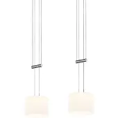 BANKAMP Grazia Hängeleuchte ZigBee 2fl nickel